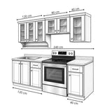 Cocina Francia 2.40m