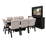 Comedor Holanda Tapizado 8S