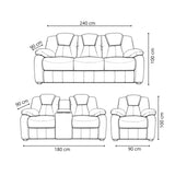 Sala Valentina 3-2-1 (1 Reclinable)