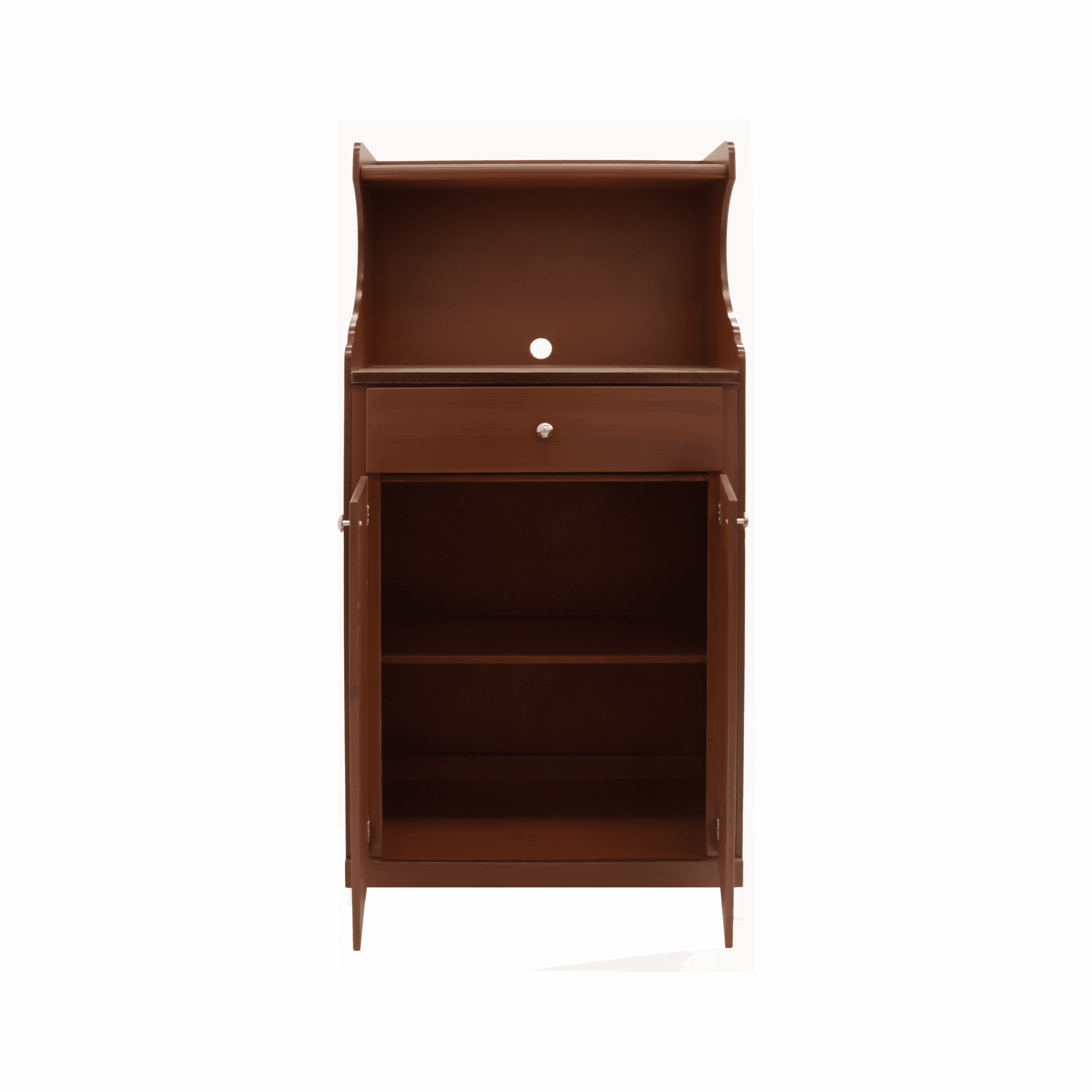 Alacena Para Microondas Daphne Nogal abierto