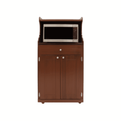 Alacena Para Microondas Daphne Nogal frente c/microondas