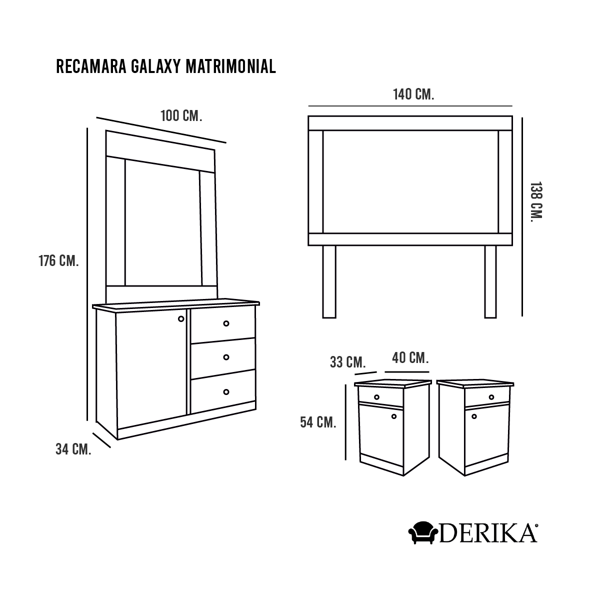 Recámara Matrimonial galaxy
