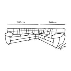 Alternative view of Sala Alexa Curvo