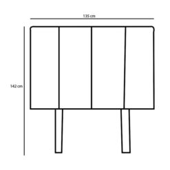 Alternative view of Cabecera Matrimonial Aitana