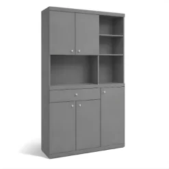 Alacena Para Microondas Escocia - Gris Oxford