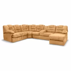 Sala Hermes Curvo Chaise (1Rec) - Camel