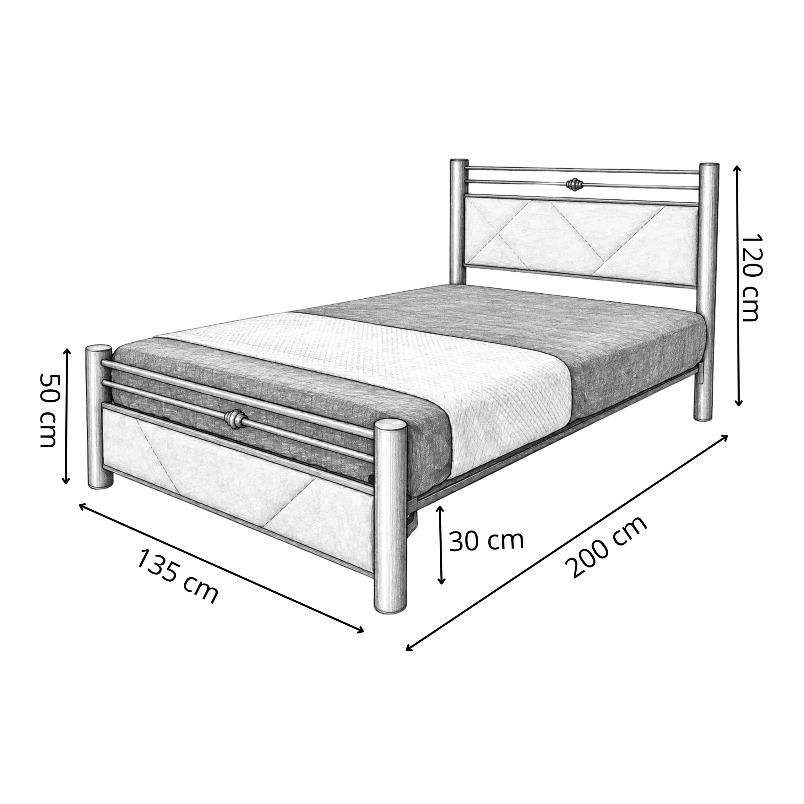 CAMA ADRIANA MEDIDAS